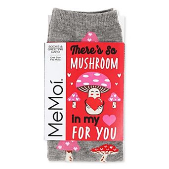 Feeling Mushy Greeting Card Crew Socks