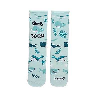 Get Whale Soon Greeting Card Crew Socks