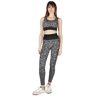 Seamless Jacquard 4-way Stretch Legging