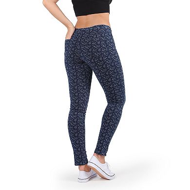 Springtime Blossom Cotton Blend Leggings