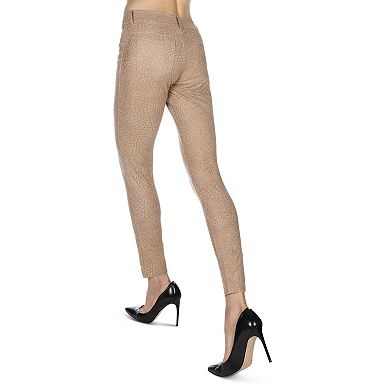 Women's Larmes Crocodile Print Jean Leggings