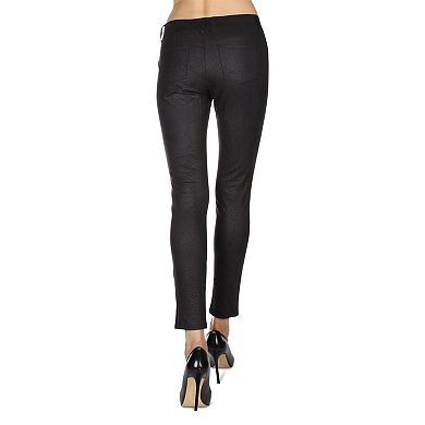 Women's Larmes Crocodile Print Jean Leggings