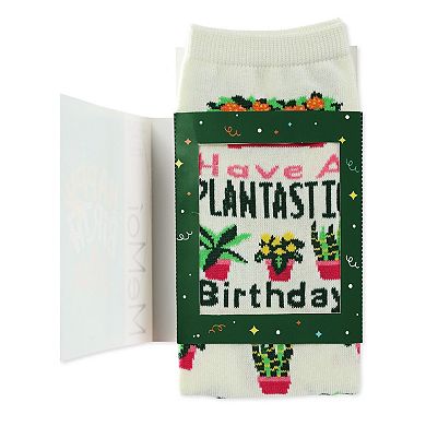 Have A Plantastic Birthday Greeting Card Crew Socks