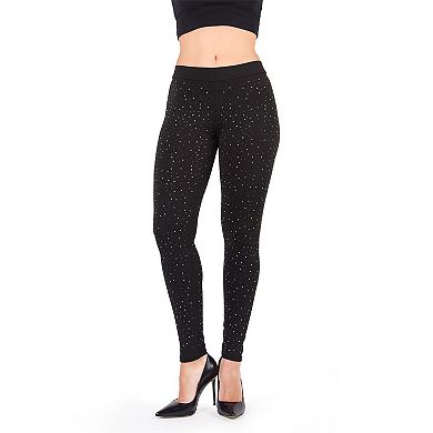 Women's Jeweled Glam Stretch Leggings