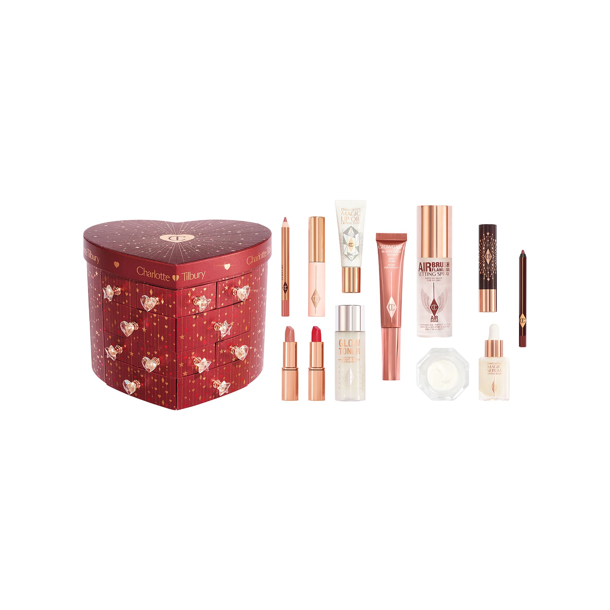Charlotte Tilbury Lucky Chest of Beauty Secrets Advent Calendar, None