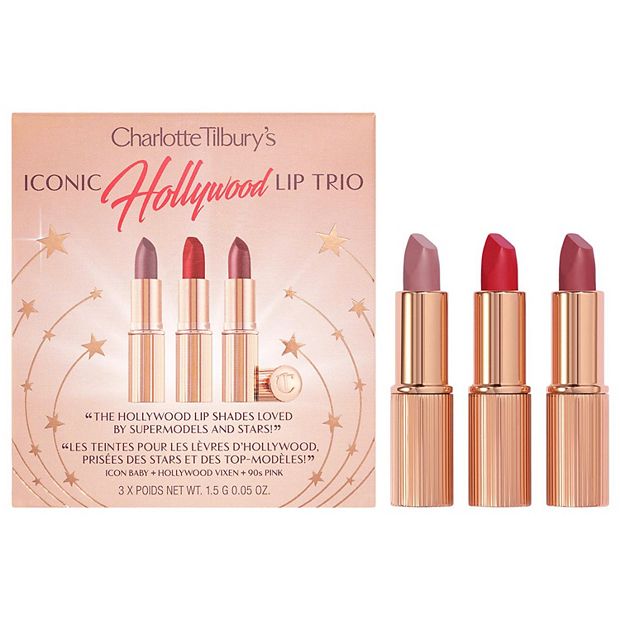 Charlotte Tilbury Hollywood Lip Trio 3色 Amazon.com : CHARLOTTE TILBURY Iconic Hollywood Lip Trio