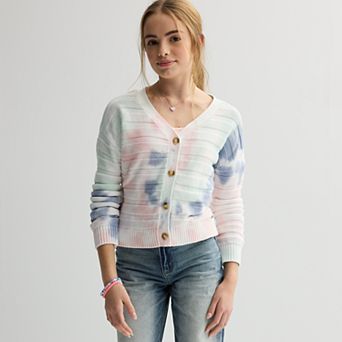 Girls 7-20 Limited Too Tie Dyed Cardigan