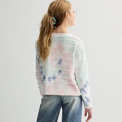 Girls 7-20 Limited Too Tie Dyed Cardigan