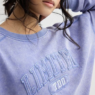 Girls 7-20 Limited Too Washed Crewneck