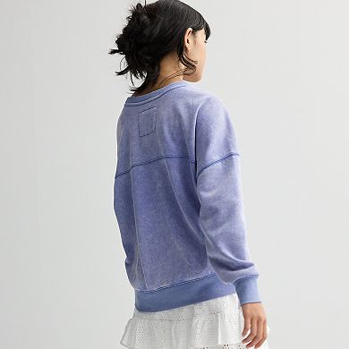 Girls 7-20 Limited Too Washed Crewneck