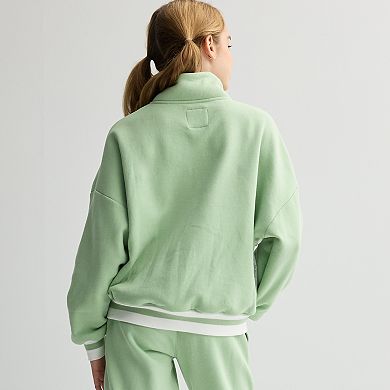 Girls 7-20 Limited Too Colorblock Quarter Zip