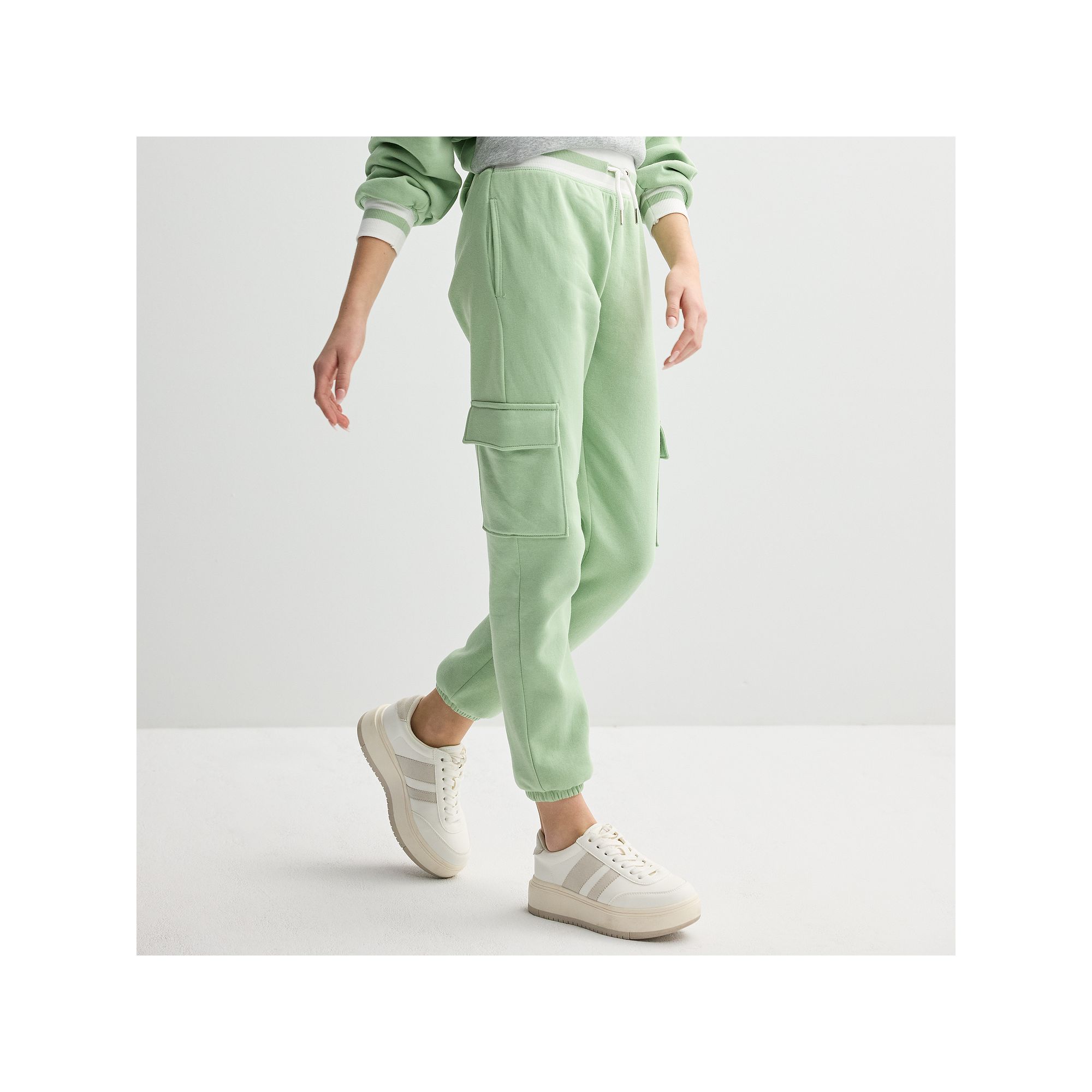 Girls 7-20 Limited Too Cargo Jogger Pants, Girls, Size: Small, Green
