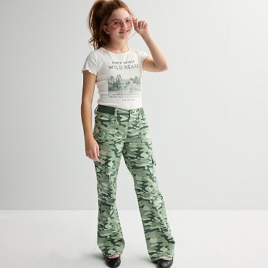 Girls 7-20 Limited Too Camo Cargo Pants