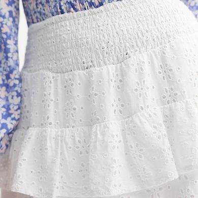 Girls 7-20 Limited Too Eyelet Tiered Skort