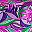 Purple Palm Leaves