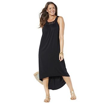 Swimsuits for All Women's Margarita High Low Cover Up Dress