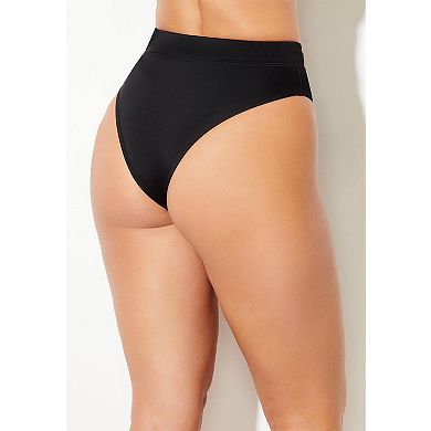 Swimsuits for All Women's High Waist Cheeky Swim Brief