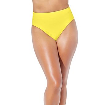 Swimsuits for All Women's High Waist Cheeky Swim Brief