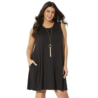 Swimsuits for All Women's Jordan Pocket Cover Up Dress