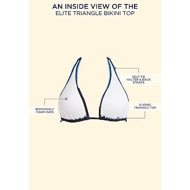 Swimsuits for All Women's Elite Triangle Bikini Top