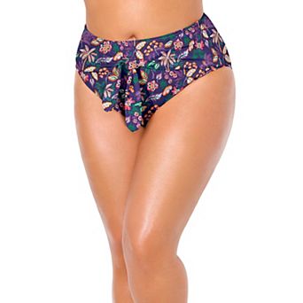 Swimsuits for All Women's Tie Front Bikini Bottom