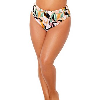 Swimsuits for All Women's Shirred Swim Brief