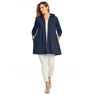 Woman Within Plus Size French Terry Swing Jacket