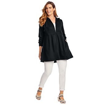 Woman Within Plus Size French Terry Swing Jacket