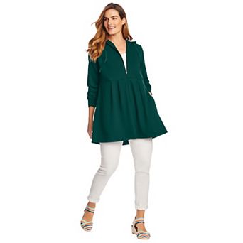Woman Within Plus Size French Terry Swing Jacket
