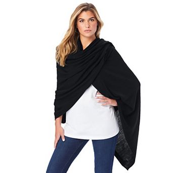 Woman Within Women's Plus Size Oversized Shawl