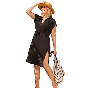 Swimsuits for All Women's Sun Breeze Gauze Dress Cover Up