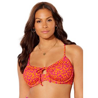 Swimsuits for All Women's Adjustable Push Up Underwire Bikini Top