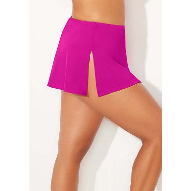 Swimsuits for All Women's Asymmetrical Side Tie Swim Skirt