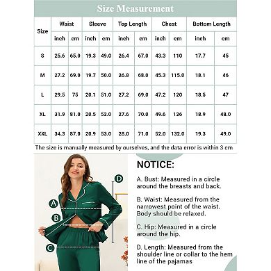 Womens Pajamas 2 Piece Sets Ribbed Knit Outfits Long Sleeved Top With Slim Biker Shorts Lounge Set