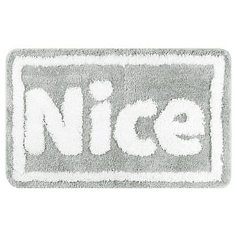 Plush Non-slip Bathroom Letter Rug, Soft Absorbent Bath Mat For Bathroom, Floor, Tub, Shower Room