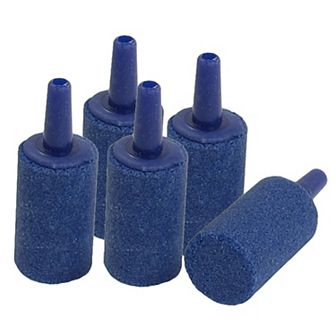 5 pc Blue Cylinder Air Bubble Stone For Aquarium Fish Tank
