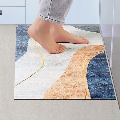 Kitchen Mats For Floor Boho Geometry Kitchen Rugs Set Of 1 Boho Kitchen Decor 18" X 36"