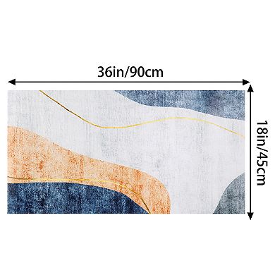 Kitchen Mats For Floor Boho Geometry Kitchen Rugs Set Of 1 Boho Kitchen Decor 18" X 36"