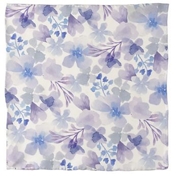 Watercolor Lavender Mix Men's Silk Pocket Square