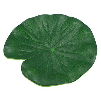 1 pc Garden Ponds Pool Decoration Artificial Lotus Leaves Green 3.9"