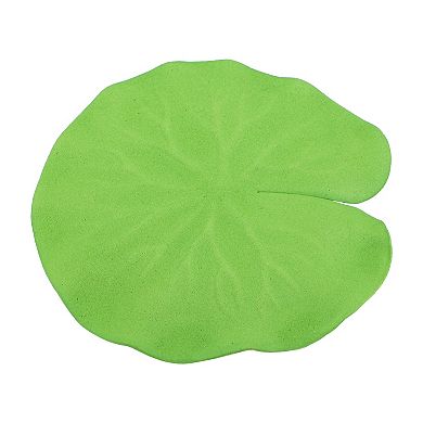 1pcs Garden Ponds Pool Decoration Artificial Lotus Leaves Green 3.9"