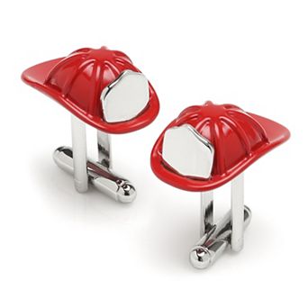 3d Fireman Hat Cufflinks