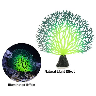 Aquarium Simulation Coral Fluorescence Floating Aquatic Artificial Plant Decoration Green