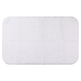 1 pc 100% Cotton Mat Rug, Plush Water Absorbent Luxury Rectangular for Bathroom Vanity 20" x 32"