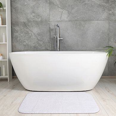 1Pcs 100% Cotton Mat Rug, Plush Water Absorbent Luxury Rectangular for Bathroom Vanity 20" x 32"