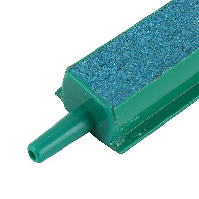 2 Pcs Aquarium Fish Tank Green Plastic Airstone Bar 8"