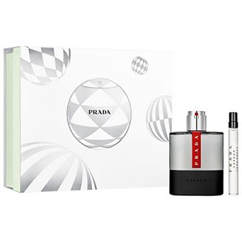Prada Luna Rossa Carbon Eau de Toilette Cologne Set