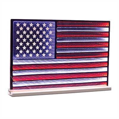 Melrose American Flag 23 in. Ekko Light