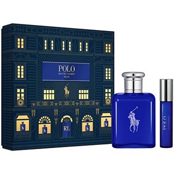 Ralph Lauren Men's Polo Blue Eau de Toilette 2 pc Gift Set