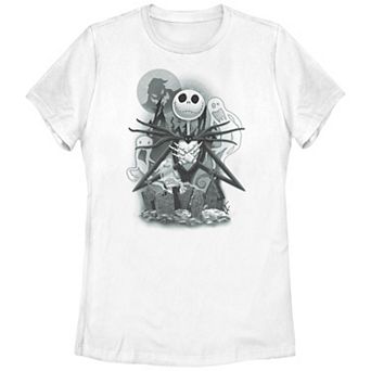 Disney's The Nightmare Before Christmas Cemetery Juniors' Graphic Tee